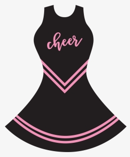 Cheer Uniform Svg Cut File - Cheer Uniform Silhouette, HD Png Download, Free Download
