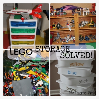 Lego Storage Can Be So Overwhelming This Is A Great - Toy, HD Png Download, Free Download