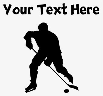 Transparent Hockey Player Silhouette Png - Transparent Hockey Player Silhouette, Png Download, Free Download