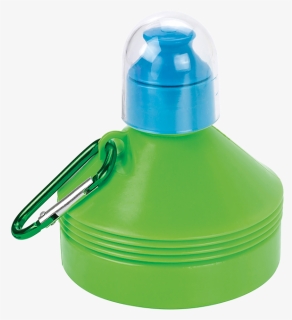 600ml Collapsible Water Bottle With Carabiner Clip - Bottle, HD Png Download, Free Download