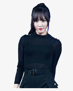 #gfriend #yuju - Yuju Gfriend In Black, HD Png Download, Free Download