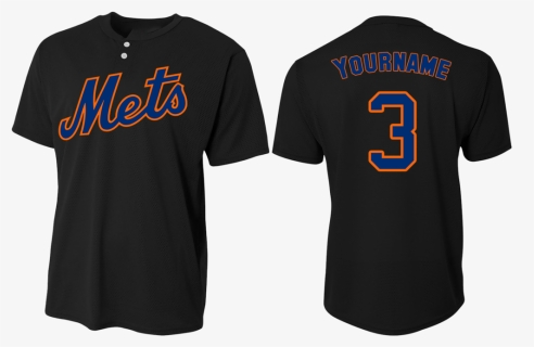 Custom Mens Senior League Baseball Jersey - Logos And Uniforms Of The New York Mets, HD Png Download, Free Download