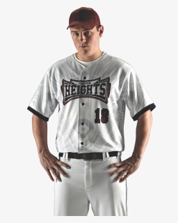 Stadium Sublimated Baseball Jersey Alleson Athletic - Baseball Player, HD Png Download, Free Download