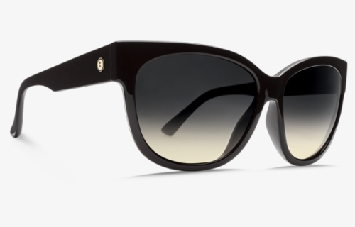 Electric Danger Cat Womens Gloss Black Grey Sunglasses - Plastic, HD Png Download, Free Download