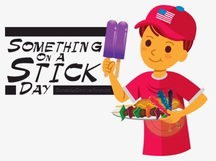 Something On A Stick Day Clipart , Png Download - National Something On A Stick Day 2018, Transparent Png, Free Download