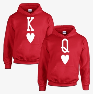Shirt Luv Proud Wife Of Freaking Awesome Pastry Chef - Red King And Queen Hoodies, HD Png Download, Free Download