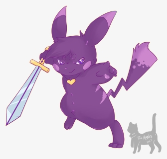 Shadow Pika Pika - Cartoon, HD Png Download, Free Download