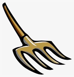 Pitchfork Clipart , Png Download - Garden Fork Clipart, Transparent Png, Free Download