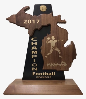 Mhsaa Division 1 Football State Championship Trophy, HD Png Download, Free Download