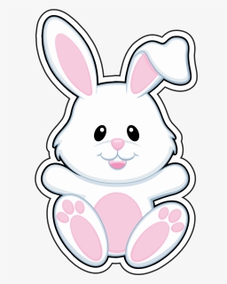 Coelhinho Da Páscoa Png - Cute Easter Bunny Clipart, Transparent Png, Free Download