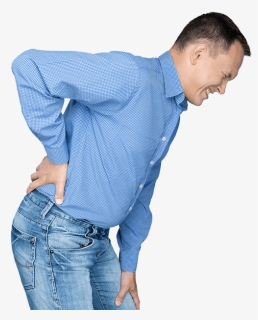 Man With Low Back Pain - Back Pain, HD Png Download, Free Download