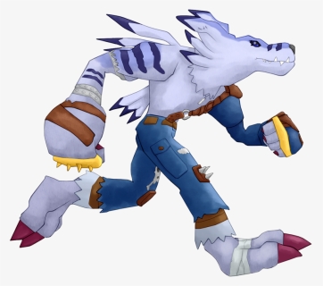 Weregarurumon The Werewolf By Raysaber - Weregarurumon Dmo, HD Png Download, Free Download