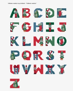 Christmas Cross Stitch Lettering, HD Png Download, Free Download