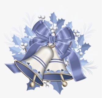Transparent Christmas Jingle Bell Blue Christmas Blue - Cartoon, HD Png Download, Free Download