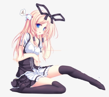 Anime Background - Sitting Anime Png, Transparent Png, Free Download