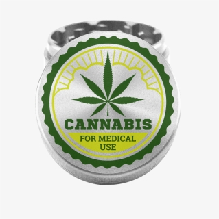 Medical Use Cannabis Leaf Grinder - Emblem, HD Png Download, Free Download