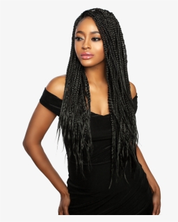 Afri Naptural Braids Afri Naptural - Girl, HD Png Download, Free Download