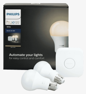 Philips Hue E27 Starter Kit A60 White, HD Png Download, Free Download