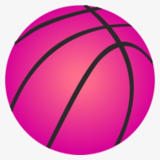 Bola De Basquetebol Desenho Clipart , Png Download - Pink Basketball Transparent Background, Png Download, Free Download