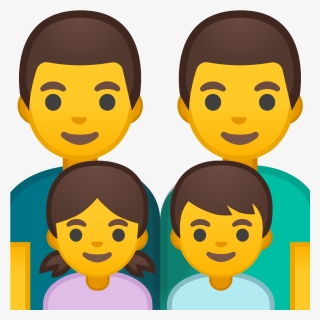 Family Man Man Girl Boy Icon - Family Boy And Girl, HD Png Download, Free Download