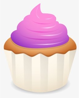 Cupcake Buttercream Purple - Buttercream, HD Png Download, Free Download