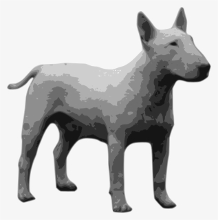 Bullterrier Grayscale Svg Clip Arts - Svg Grayscale, HD Png Download, Free Download