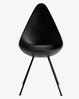 The Drop Chair Arne Jacobsen Black Lacquered Base - Fritz Hansen Drop Chair, HD Png Download, Free Download