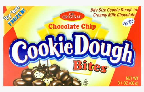 Cookie Dough Bites Chocolate Chip 88g Front - Cookie Dough Bite Png, Transparent Png, Free Download