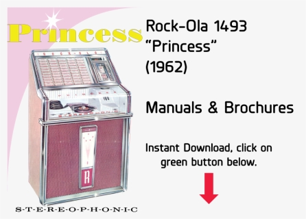 Rock Ola Princess Royal Jukebox, HD Png Download, Free Download