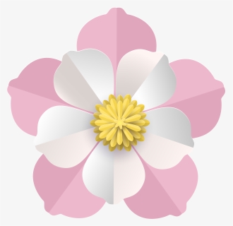 Paper Flowers Clipart Png Transparent Download Decorative, Png Download, Free Download