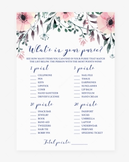 Spring Bridal Shower Ideas For Games By Littlesizzle"  - Wedding Evening Invitations Template, HD Png Download, Free Download