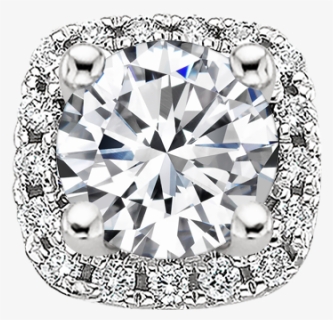 Diamond Bling Png - Vintage Halo Engagement Ring Setting, Transparent Png, Free Download