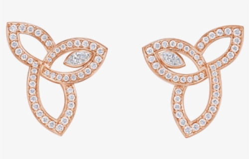 Lily Cluster By Harry Winston, Diamond Earrings In - Body Jewelry, HD Png Download, Free Download