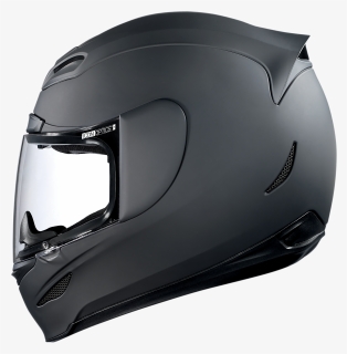 Black Helmet Png - Icon Airmada Helmet Black, Transparent Png, Free Download