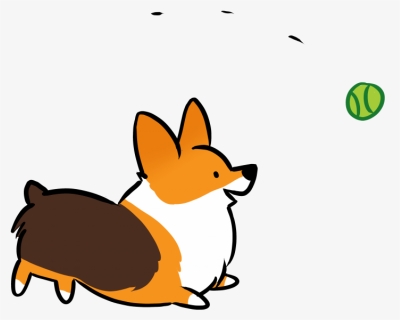 Transparent Corgi Png - Corgi Cartoon Puppy Transparent, Png Download, Free Download