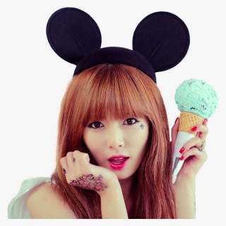 Fashion Lovely Mickey Ears Hat Mickey Mouse Hat Cat - Kpop Disney, HD Png Download, Free Download