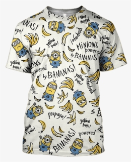 Minions Powered By Bananas Hoodies - Minion Aesthetic, HD Png Download, Free Download
