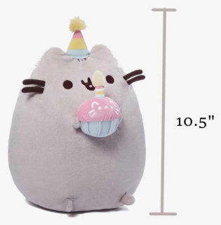B-day Cupcake, - Pusheen Cat Birthday Plush, HD Png Download, Free Download