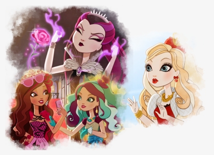 Ever After High Madeline Hatter And Briar Beauty, HD Png Download, Free Download