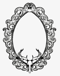28 Collection Of Mirror Frame Drawing - Frame Drawing, HD Png Download, Free Download