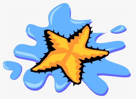 Vector Illustration Of Marine Invertebrate Starfish - Boat Fishing Logo Vector, HD Png Download, Free Download