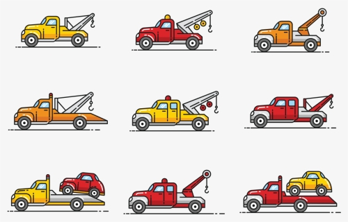 Towing Icons Vector - City Car, HD Png Download, Free Download