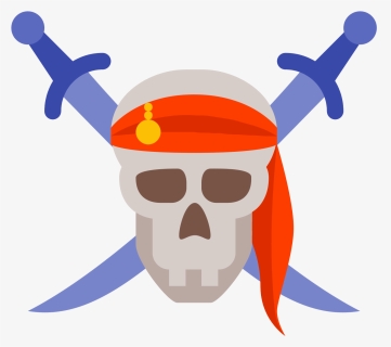 Pirates Of The Caribbean Clipart Svg - Icono Pirateria Png, Transparent Png, Free Download