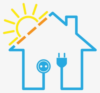 Solar Power System Transparent Background - Home Icon For Web Design, HD Png Download, Free Download