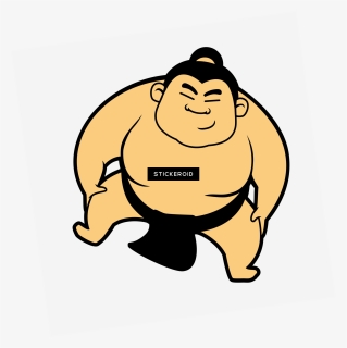 Sumo Wrestling Cartoon - Sumo Png, Transparent Png, Free Download