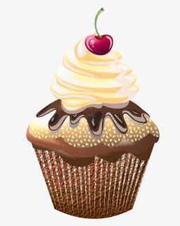Clip Art Cup Cakes, HD Png Download, Free Download