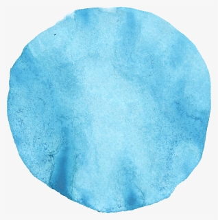 33 Watercolor Circle Vol - Blue Watercolor Circle Clipart, HD Png Download, Free Download