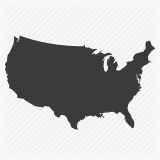 States Vector Icon - Usa Map Vector, HD Png Download, Free Download