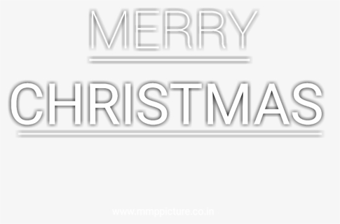 Merry Christmas Font Png - Calligraphy, Transparent Png, Free Download