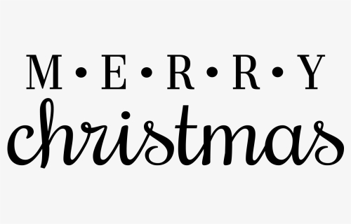 Merry Christmas Fancy Clipart Transparent, HD Png Download, Free Download